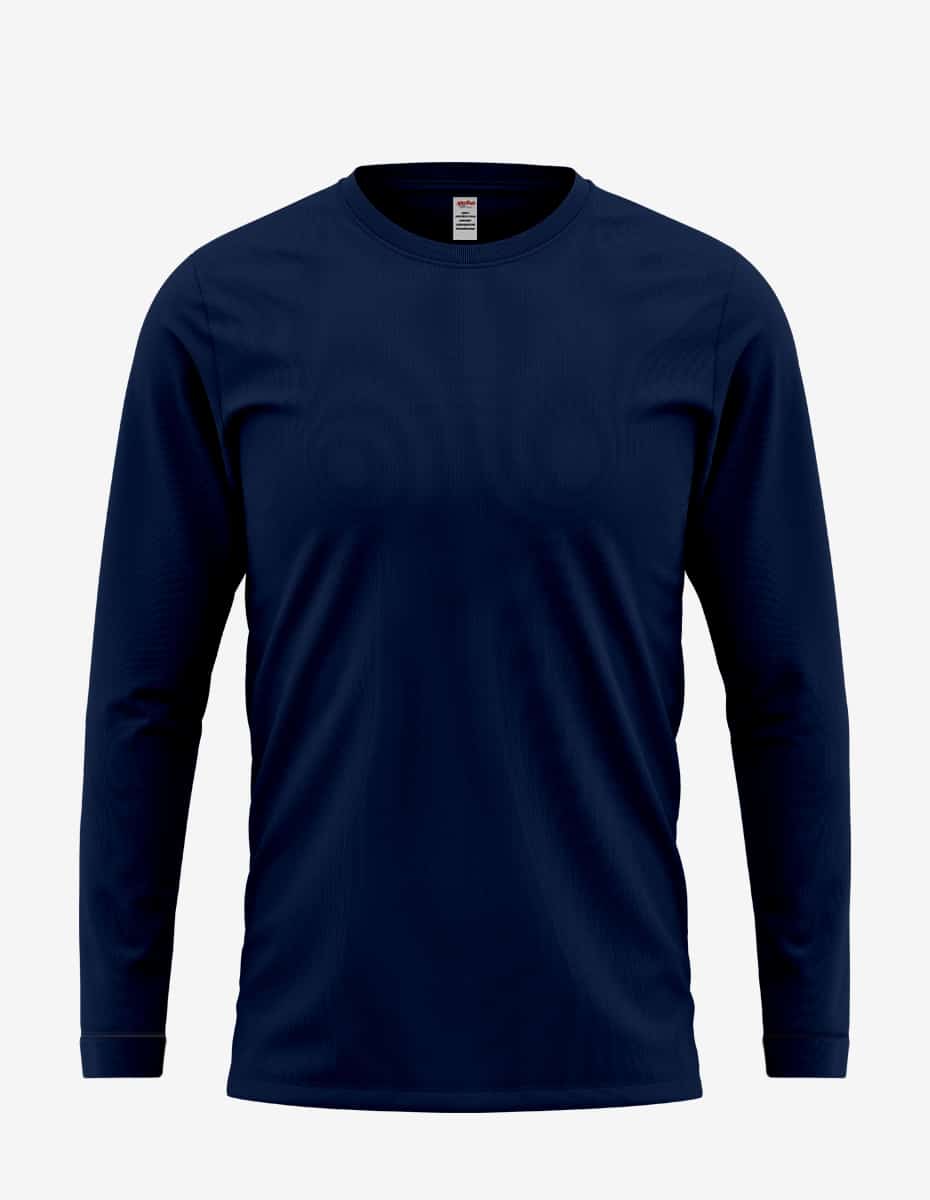 Navy long sleeve men&