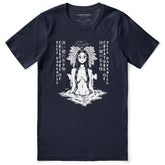Black Deep Darkness T-Shirt by Yūjin Clothing, featuring a comfortable fit and minimalist design.