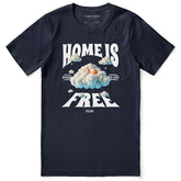 Yūjin Clothing home cat T-Shirt featuring a cozy feline design on a casual cotton shirt for everyday wear.