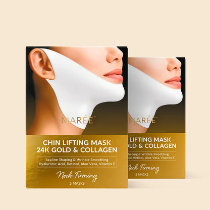 24K Gold Chin &amp; Jawline Lifting Mask