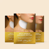 Maree lifting neck wrinkle patches shown on a person&