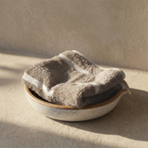 Italic Sorrel Australian Cotton washcloth with soft, absorbent texture, ideal for gentle skincare and everyday use.