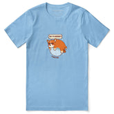 Incognito Corgi Dog T-Shirt from Yūjin Clothing featuring a playful corgi design on a casual cotton tee.