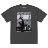 Yūjin Clothing Hashiriya oversized faded car T-shirt featuring a vintage-inspired automotive graphic on soft fabric.