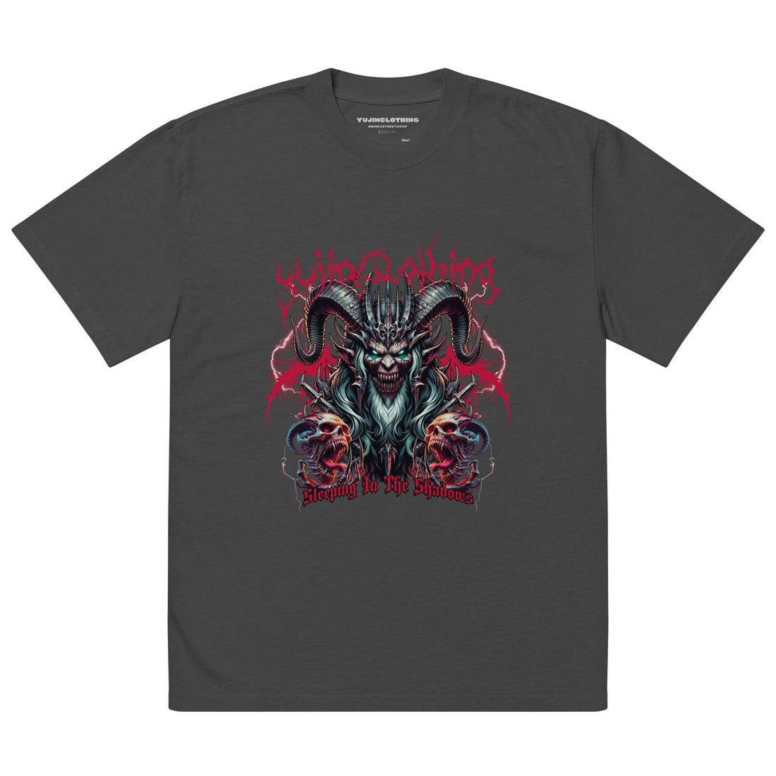 Darkness Oversized Faded T-Shirt