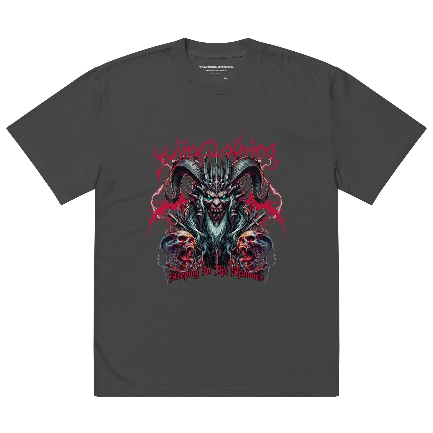 Darkness Oversized Faded T-Shirt