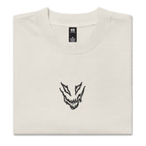Yūjin Clothing Mad oversized faded T-shirt with a relaxed fit, distressed details, and casual streetwear style on a neutral background.