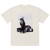 Yūjin Clothing Hashiriya Oversized Faded Car T-Shirt featuring a vintage-inspired car graphic on a relaxed fit T-shirt.
