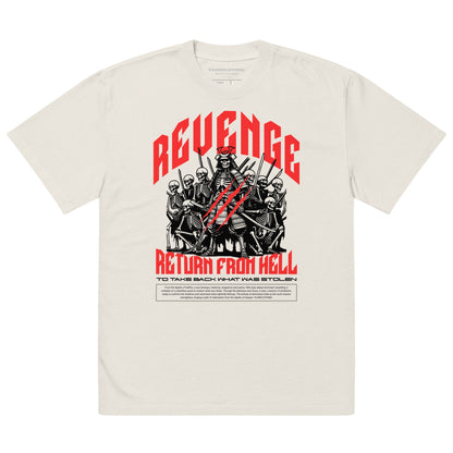 Revenge Oversized Faded T-Shirt