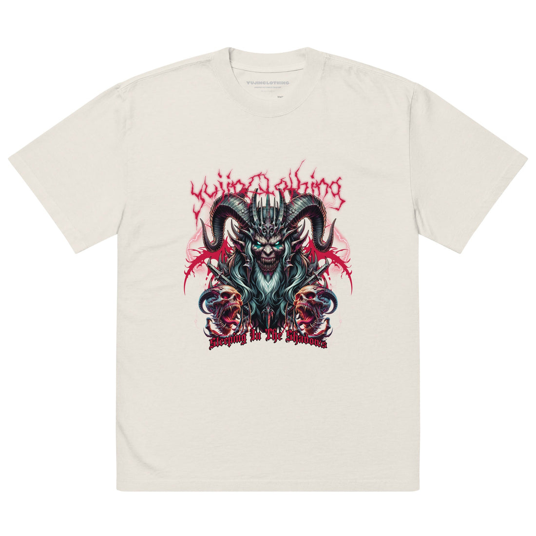 Darkness Oversized Faded T-Shirt