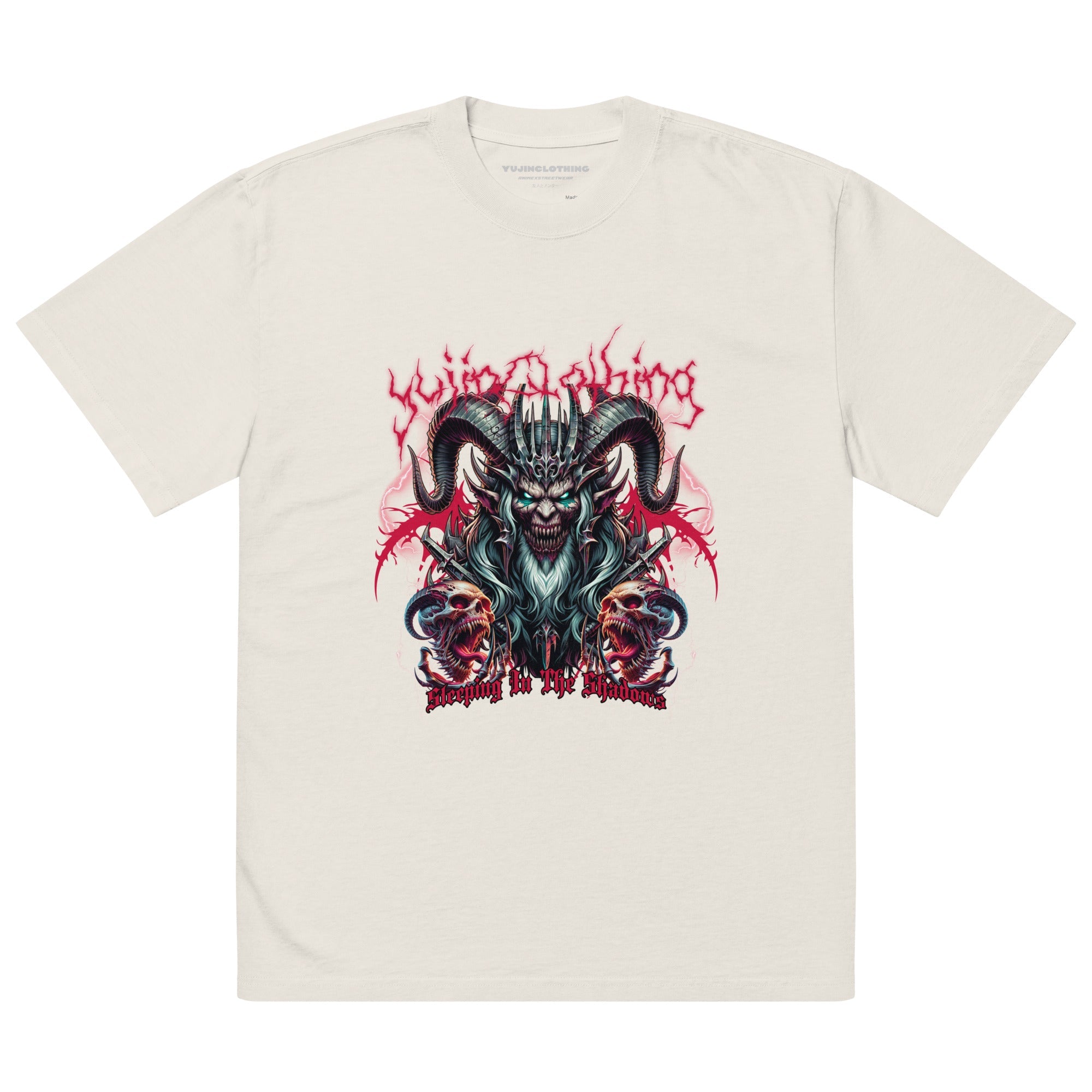 Darkness Oversized Faded T-Shirt