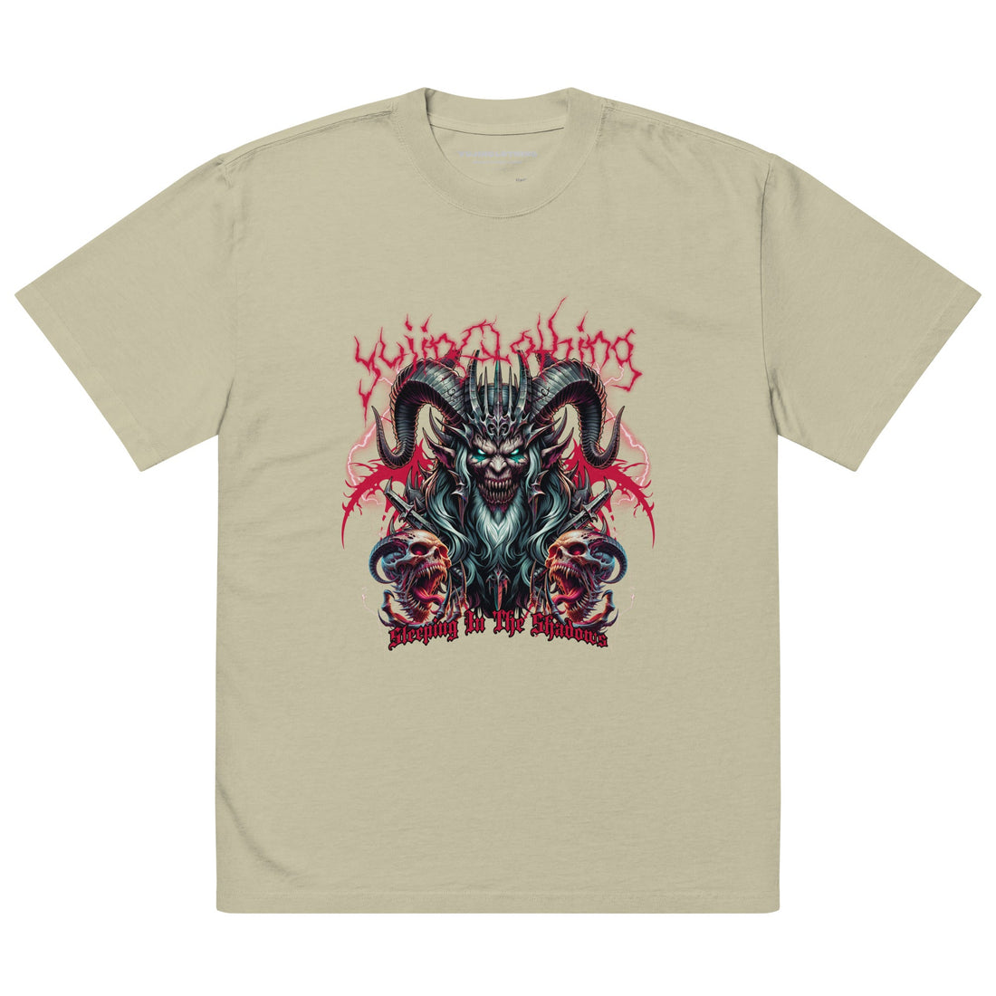 Darkness Oversized Faded T-Shirt