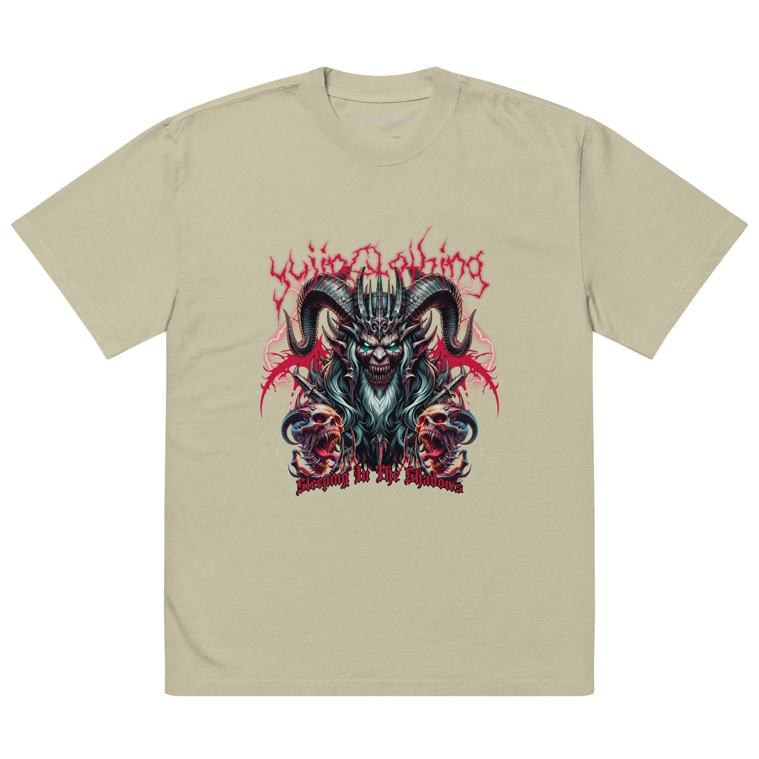 Darkness Oversized Faded T-Shirt