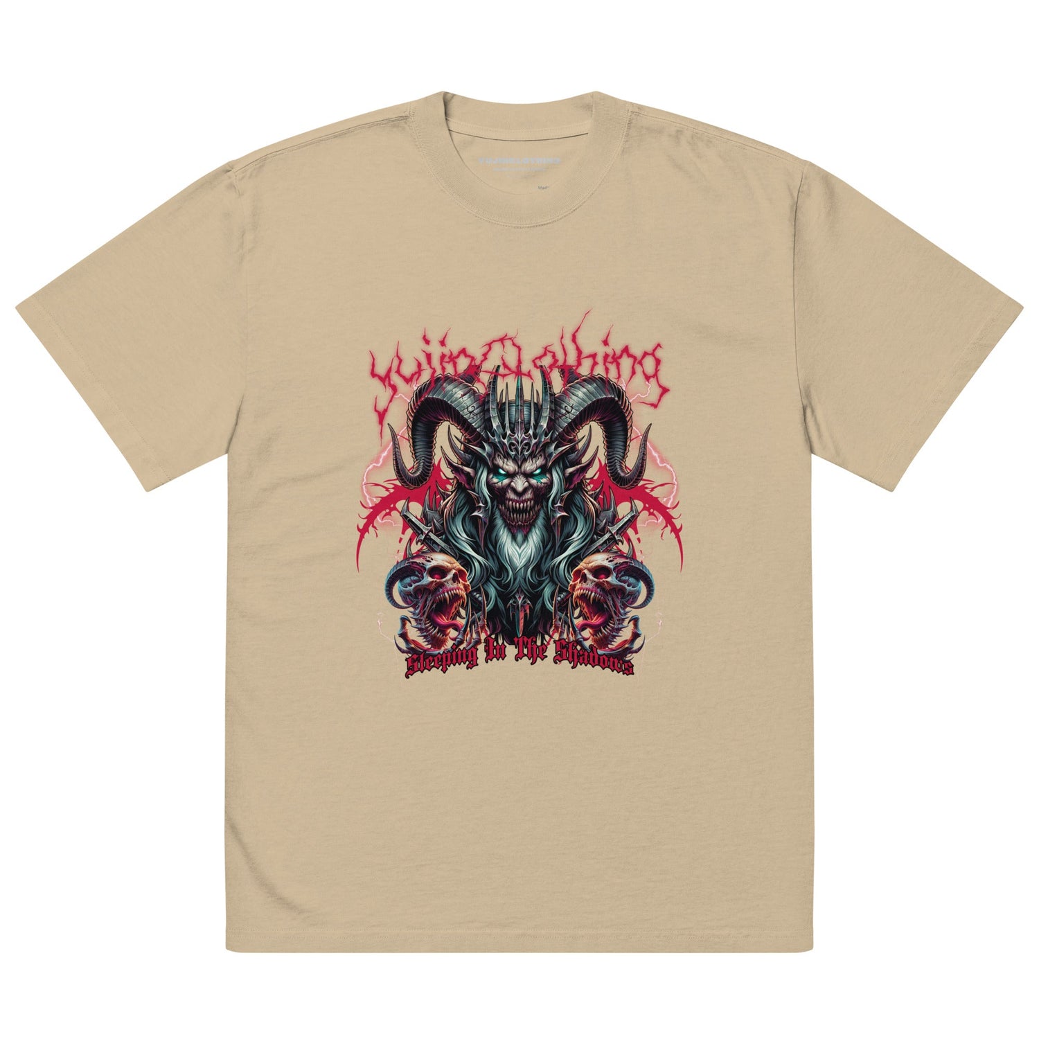Darkness Oversized Faded T-Shirt