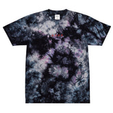 Yūjin Clothing I Love You tie-dye T-shirt featuring vibrant colors and casual fit, perfect for a relaxed, stylish look.