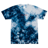 Colorful I Love You tie-dye T-shirt by Yūjin Clothing featuring vibrant, swirling patterns and casual fit.