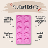 Farm To Pet pet treat molds in various shapes, silicone baking molds for making homemade pet treats.