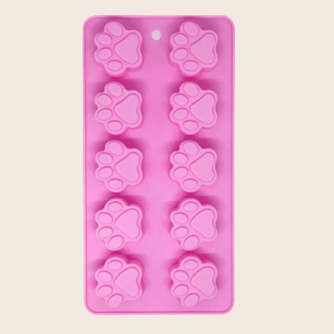 Farm To Pet pet treat mold showing various shaped silicone molds for making homemade pet treats.