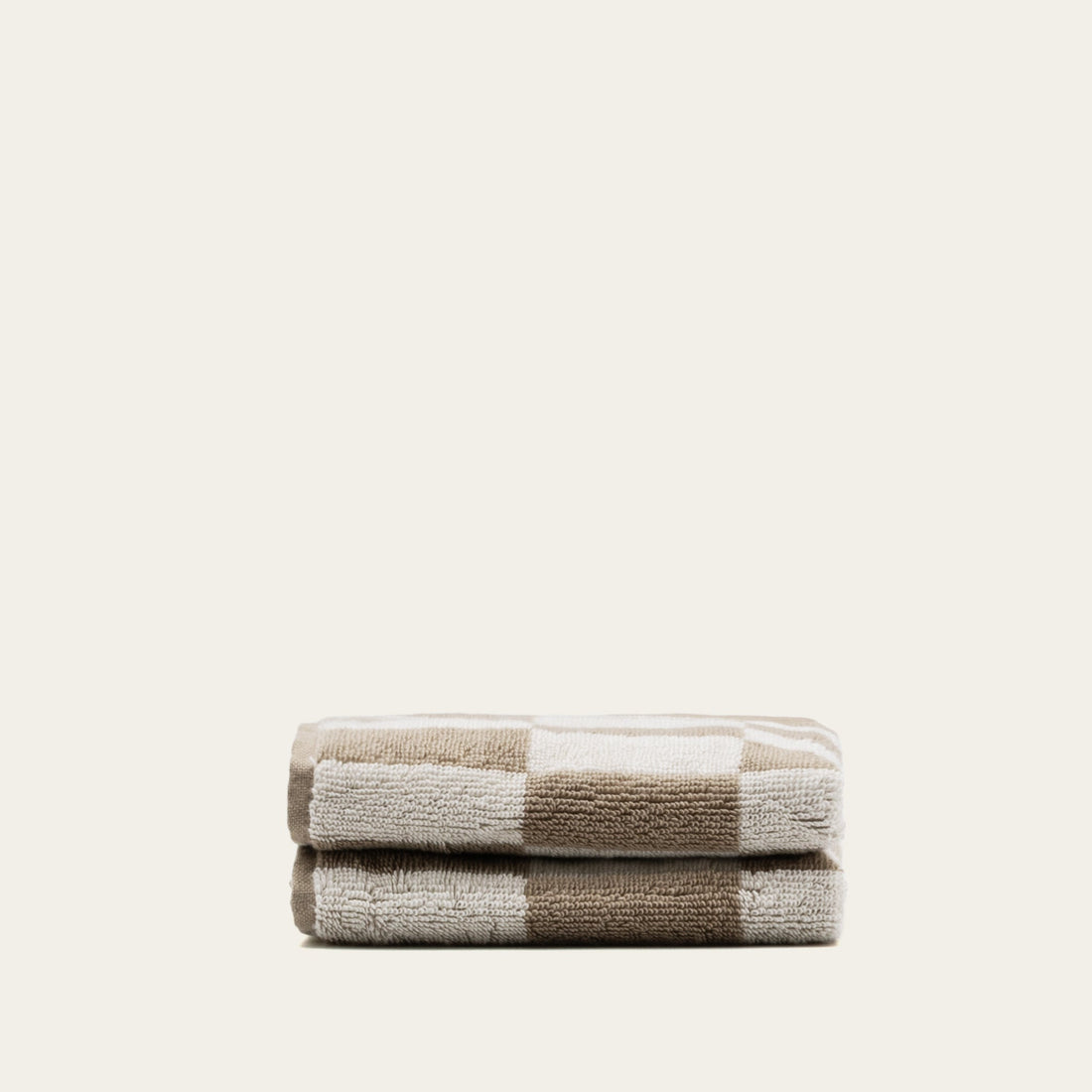White Pietra Australian Cotton washcloth from Italic with soft, textured fabric for gentle skincare and daily use.