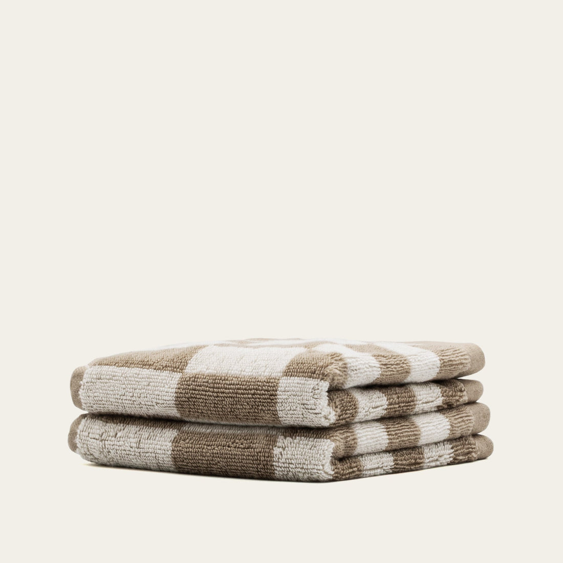 Soft white Pietra Australian Cotton Washcloth by Italic, showing textured fabric and plush surface for gentle skincare.
