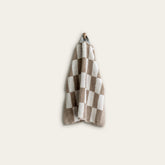 Italian Pietra Australian Cotton washcloth from Italic, soft and plush with a textured pattern, perfect for gentle skincare.