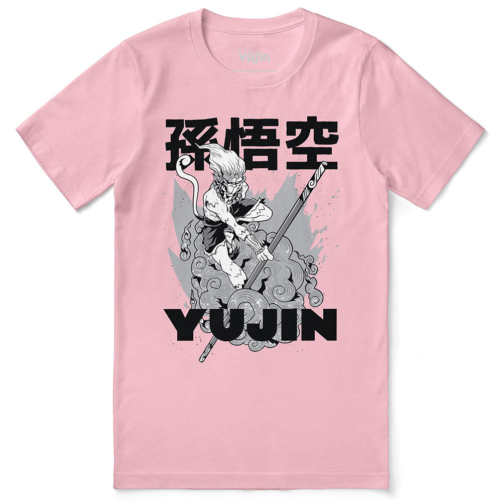 Yūjin Clothing Magic Monkey T-Shirt featuring a playful monkey graphic on a comfortable casual tee.