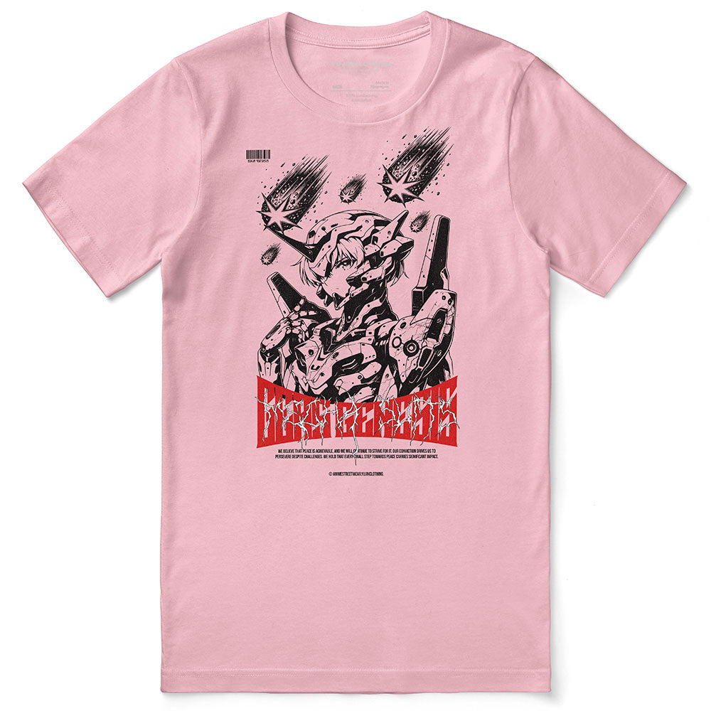 Genesis Anime T-Shirt by Yūjin Clothing featuring a vibrant anime-inspired graphic on a comfortable cotton T-shirt.