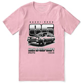 Yūjin Clothing high speed car T-shirt featuring a sleek car graphic on soft fabric for a stylish, casual look.