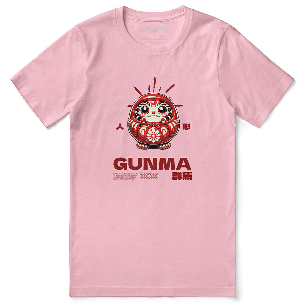 Yūjin Clothing Gunma T-Shirt featuring a comfortable fit, stylish design, and bold Gunma graphic on soft fabric.
