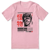 Yūjin Clothing Hardcore Anime T-Shirt with striking graphic print, made from soft, comfortable fabric for casual wear.