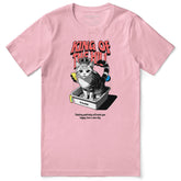 Yūjin Clothing King of the Hill cat graphic T-shirt, casual unisex cotton tee with bold print, perfect for cat lovers and fans of the show.