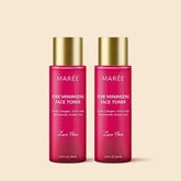 Maree Hydrating Pore Refining Toner bottle with clear liquid, designed to minimize pores and hydrate skin.
