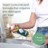 Puracy concentrated sulfate-free laundry detergent bottle with label, designed for effective, eco-friendly laundry cleaning.