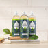 Three 16oz bottles of Puracy dish soap with green and white packaging, suitable for cleaning dishes and kitchenware.