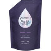 Puracy lavender vanilla foaming hand soap set of three bottles with pump dispenser for gentle hand cleansing