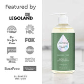 Puracy Gel Hand Soap in a clear pump bottle, with a smooth gel texture and a clean, minimalist label design.