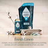 Puracy concentrated sulfate-free laundry detergent bottle with natural, eco-friendly cleaning ingredients.