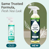 Puracy Instant Spot Remover in a 25oz bottle, showing the clear liquid and label, designed for stain removal on various surfaces.