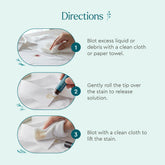Puracy laundry stain remover in a pen applicator with a white and green design, ideal for treating stubborn stains on clothes.