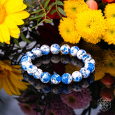 Rare K2 stone bracelet by Conscious Items, featuring natural stone beads and a unique spiritual adventure-inspired design.