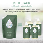 Puracy gel hand soap refill pack with two bottles, gentle and moisturizing hand soap for clean, refreshed hands.