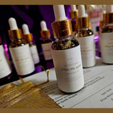 Rich Bitch Conjure FMG Hoodoo Conjure Oil bottle of Lust and Passion Oil, spiritual rootwork oil for attraction and desire rituals.