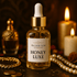 Rich Bitch Conjure Honey Luxe Conjure Oil for love and prosperity, featuring a luxurious hoodoo oil blend in a glass bottle.