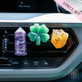 Conscious Items Road Guardians Lucky Car Crystal Kit with various crystals for positive energy and protection in your vehicle.