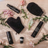 Rose Gold Sunless Face & Body Self Tanning Bundle showing tanning lotions and accessories in a complete glow collection.