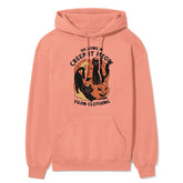Yūjin Clothing Creep It Cat Hoodie featuring a cozy, stylish hoodie with a playful cat design, perfect for casual wear.