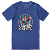 Yūjin Clothing July 4th T-Shirt featuring an eagle and boy design, showcasing patriotic American-themed graphic on cotton t-shirt