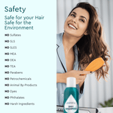 Puracy dry shampoo in a spray bottle, silicone and benzene-free, safe for color-treated hair, with natural ingredients and clean formula.