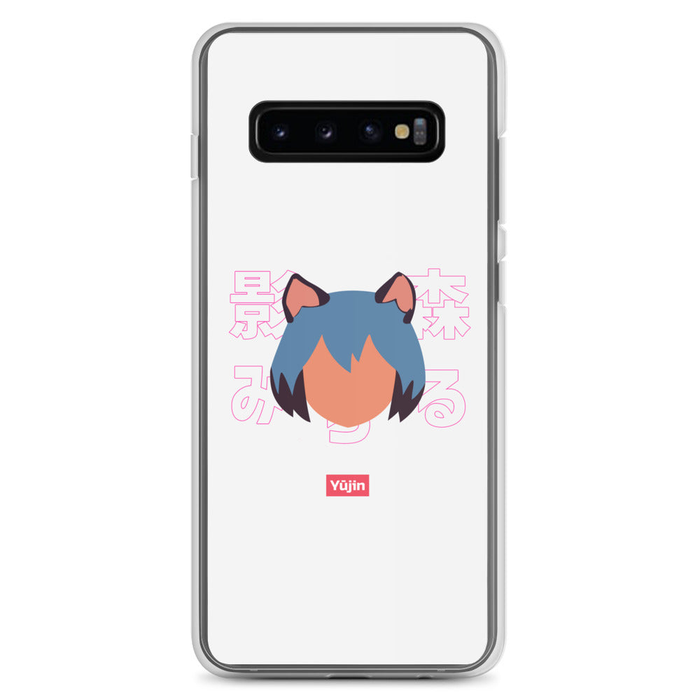 Yūjin Clothing Katzu Samsung phone case with stylish design and protective bumper on a smartphone.