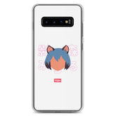 Yūjin Clothing Katzu Samsung phone case with stylish design and protective bumper on a smartphone.